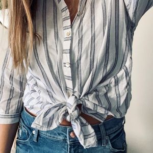 Fox Croft Striped Button Down Shirt